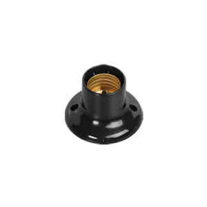 Soquete E27 Fixo Preto