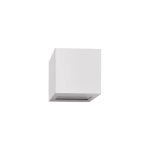 Arandela Cubo Slim 1 Lâmpada G9 Branca