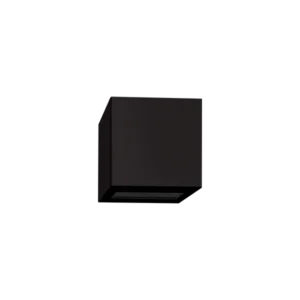 Arandela Cubo Slim 1 Lâmpada G9 Preta