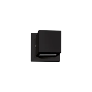 Arandela Mini Cubo 1 Lâmpada G9 Preta