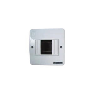 Centrinho PVC Sobrepor 04 Din S/ Tampa Branco