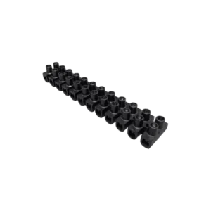 Conector Plástico 16mm2 Barra com 12 Preto