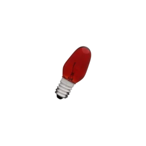 Lâmpada Incandescente Chupeta 7W 127V E14 Vermelha