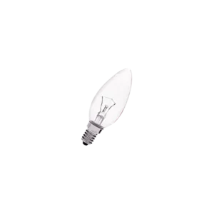 Lâmpada Incandescente Vela Lisa 40W E14 220V Clara