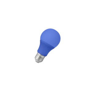 Lâmpada LED Bulbo Color 9W E27 Azul