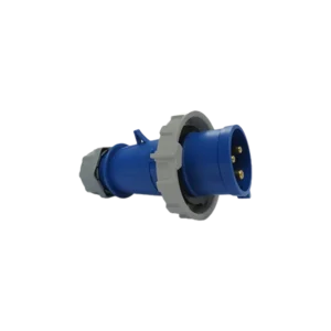 Plugue Industrial 16A 2P+T 220V Azul PLS-3076