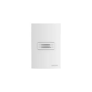 Conjunto Atria 1 Cigarra Eletrônica Bivolt 4x2 Branco