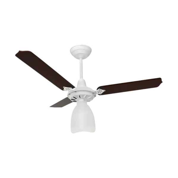 Ventilador de Teto Diplomata Bivolt Branco Mogno